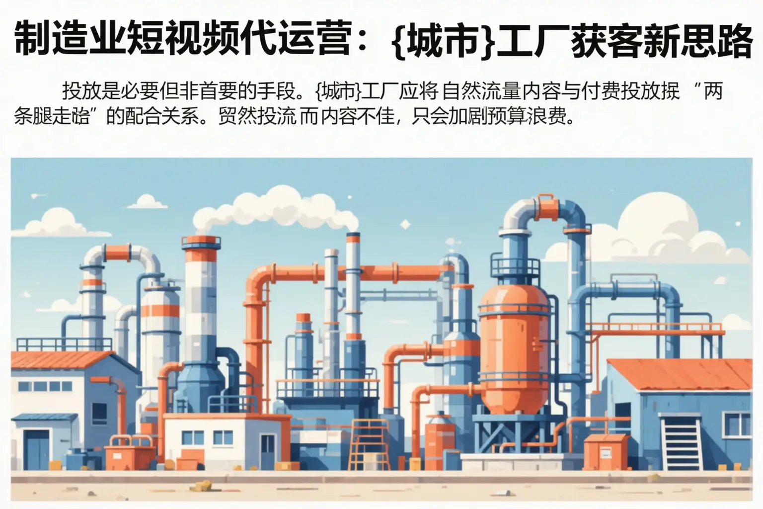 制造业短视频代运营：乌什工厂获客新思路
